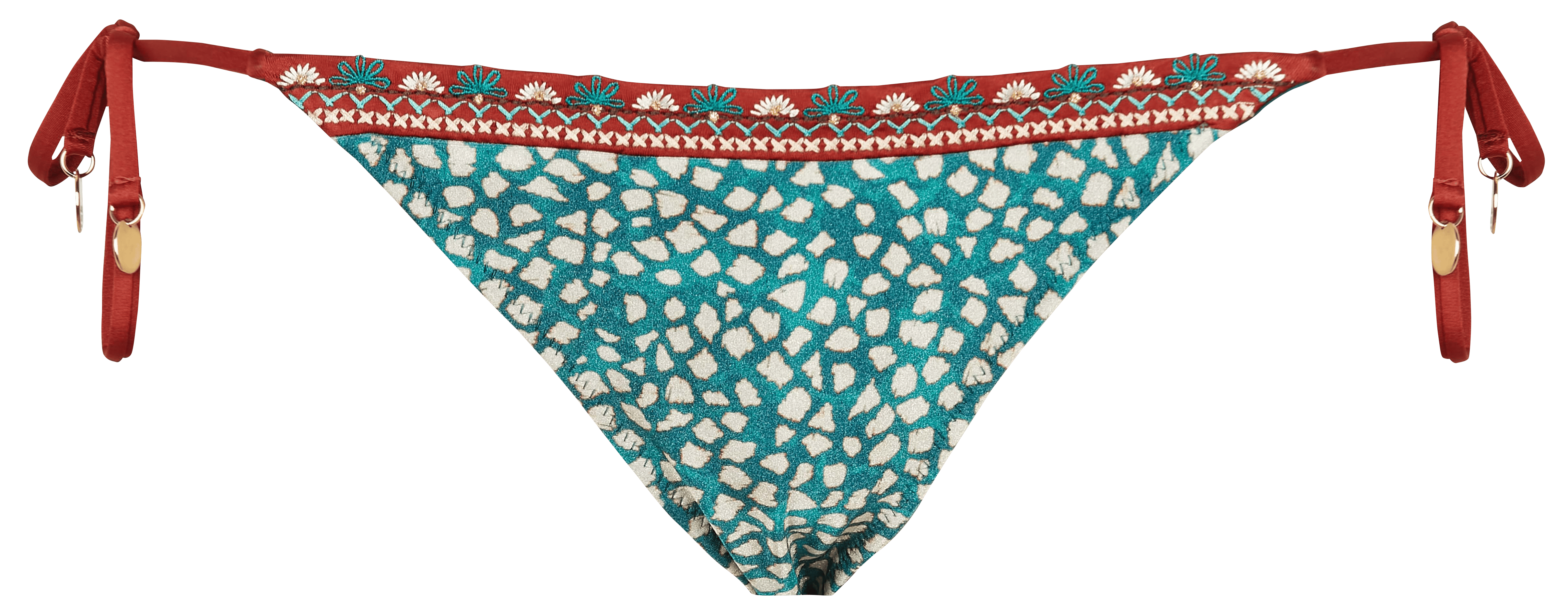 BLIKA MYMBA - Culotte de maillot de bain échancrée| Vert