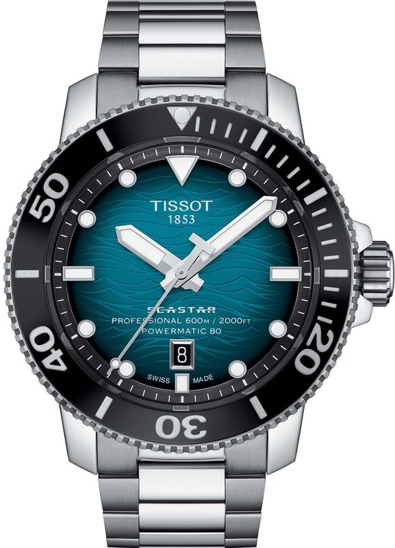 Tissot - Polshorloge - Roestvrijstaal - Metalen Band - 60ATM