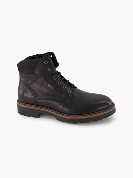 AM SHOE Schnür-Stiefelette Schwarz
