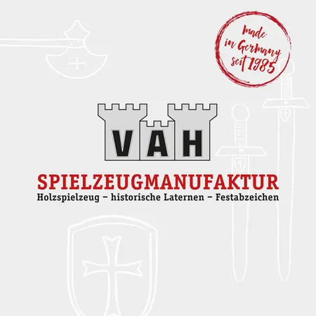 VAH Spielzeugmanufaktur Schwertset Lancelot, rot, 60 cm