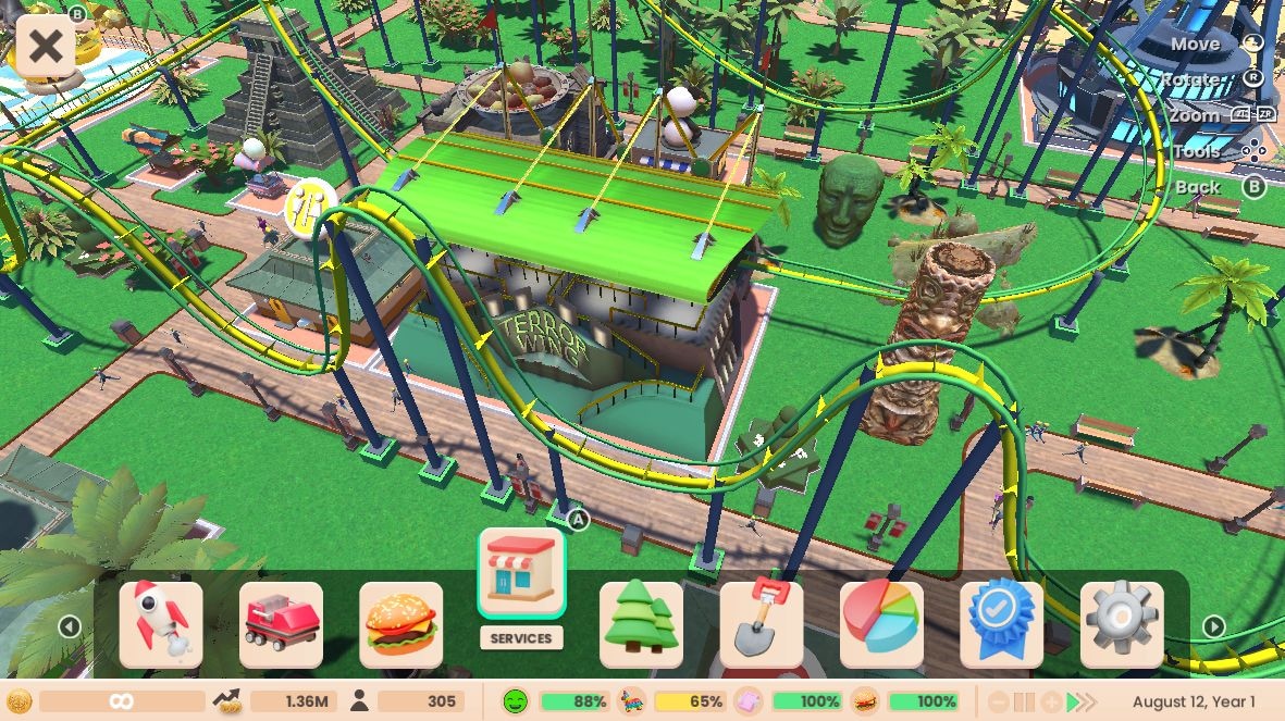 ATARI Spielesoftware »RollerCoaster Tycoon Adventures Deluxe« Nintendo Switch
