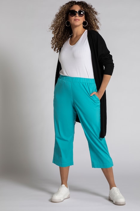 7/8-Hose Ruby, Elastikbund, weite Marleneform