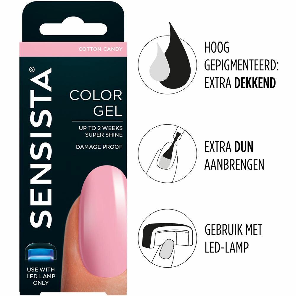 Sensista Color GelCotton Candy7,5 ml