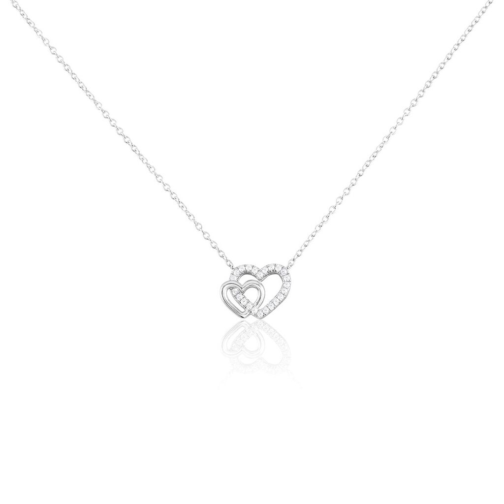 Collier Argent Blanc Marina Oxydes De Zirconium