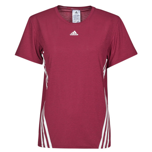 adidas Performance - TRAIN WTR ICNS 3 Stripes T-SHIRT - Bordeaux