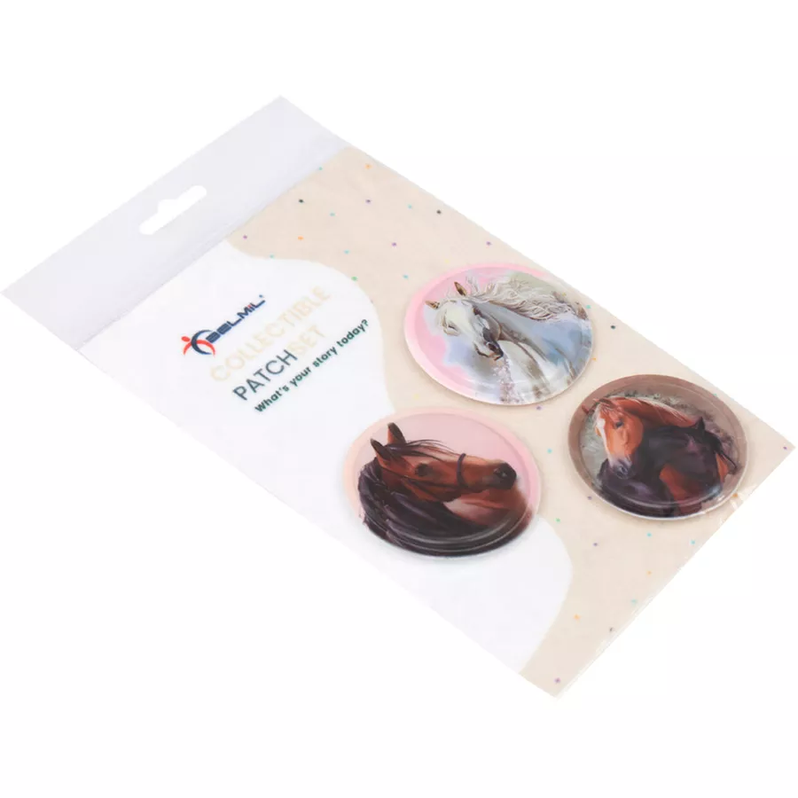 Belmil Patch Belmil Patches mit Klettverschluss Set 3-teilig Horses