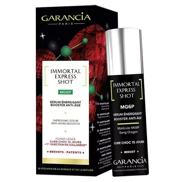 Garancia Immortal Express Shot MG6P Sérum Energizante Antienvelhecimento 15ml