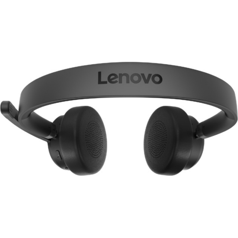 Lenovo Wireless VoIP Headset Casque Sans fil Arceau Bureau/Centre d'appels Bluetooth Noir