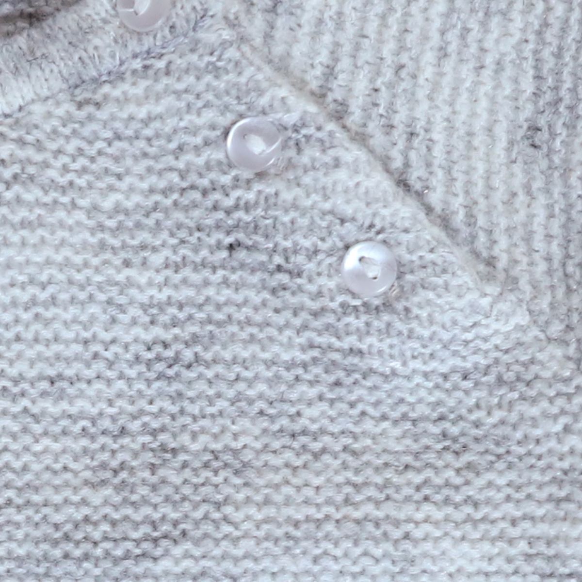 Tricot en laine mélangée gris 1-2 ans Amande