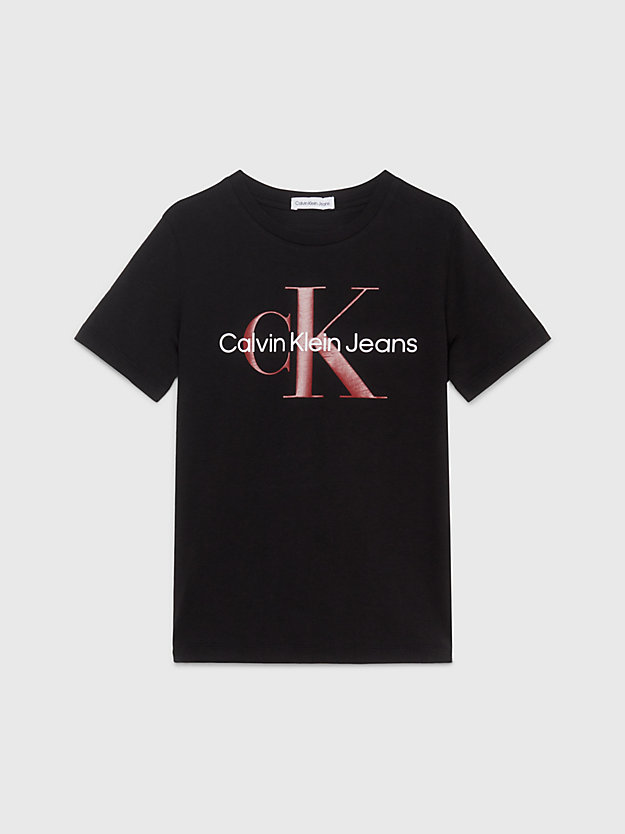 Camiseta infantil com logotipo