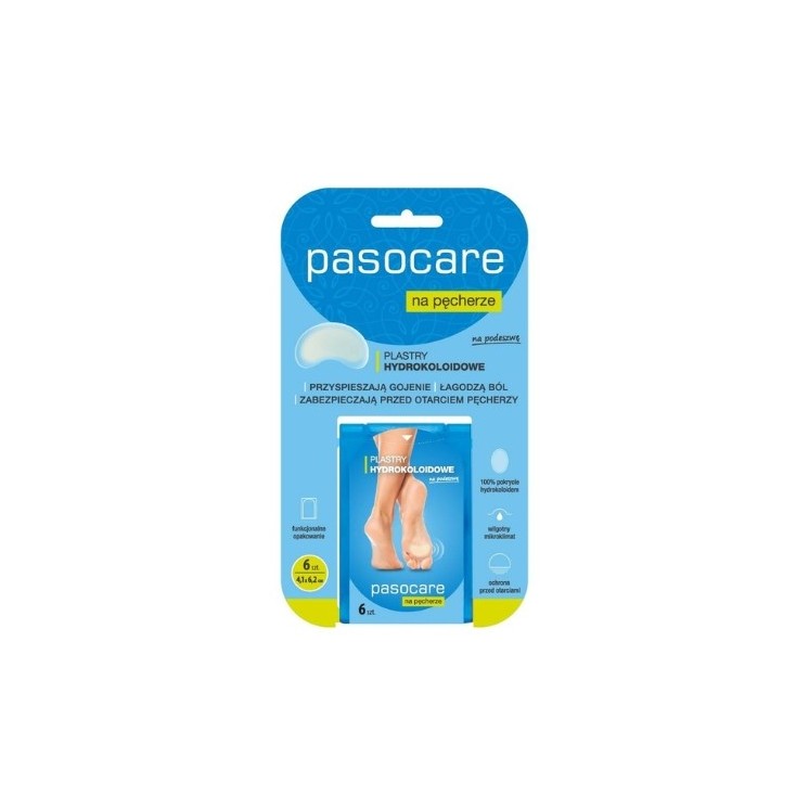 Pasocare Specialist Plus Hydrokolloidpflaster für Blasen an den Fußsohlen 6 Stück
