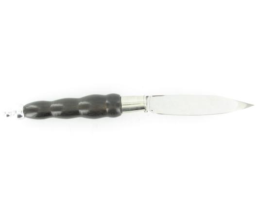Nontron Virole n° 25 - Perle - Design C&B Lefrevre - Manche Ebène Couteaux de Poche par Nontron