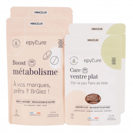 Epycure Laboratoire Pack duo ventre plat 2 mois