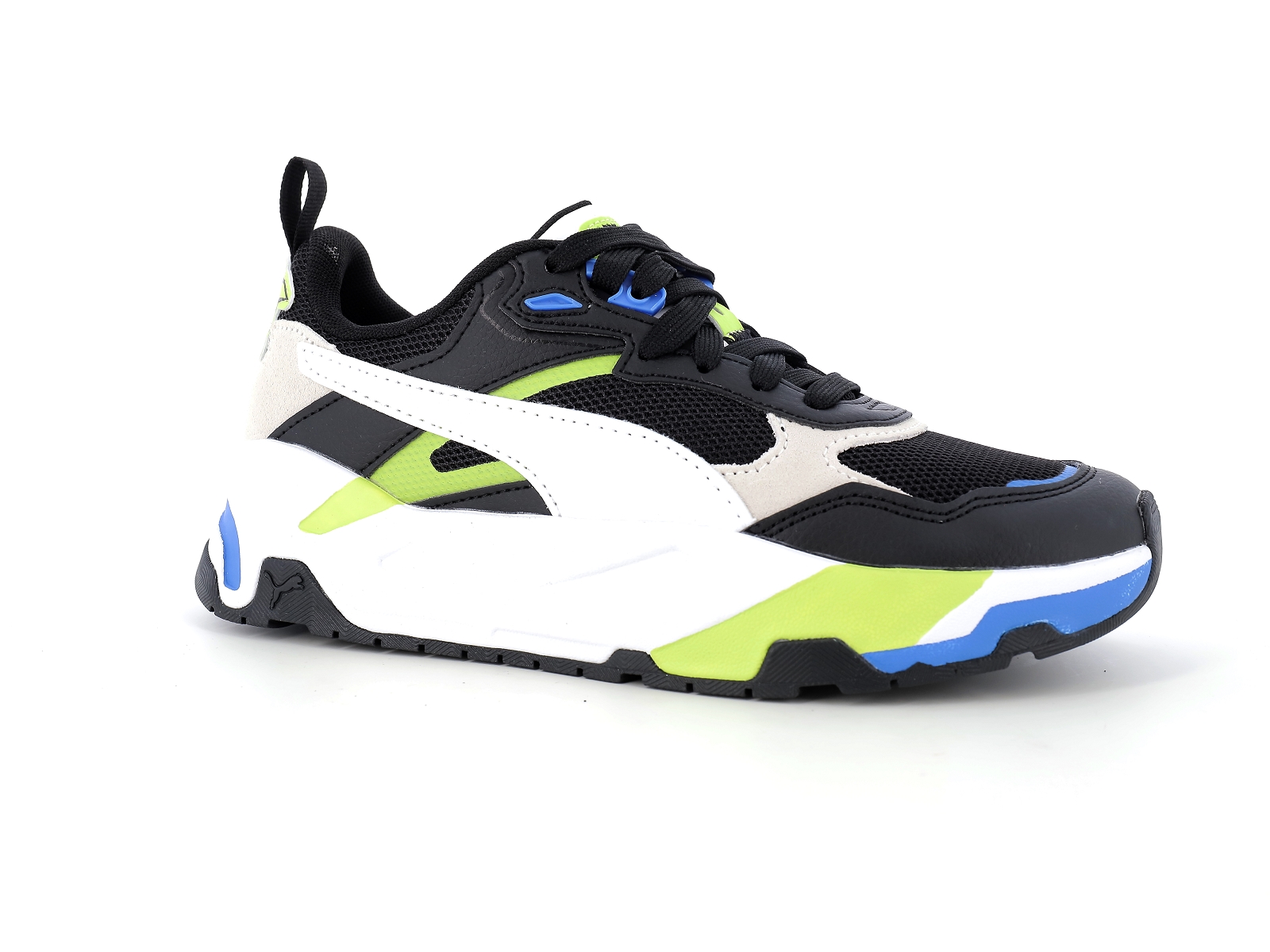 Puma-390838 Synthétique Noir Vert