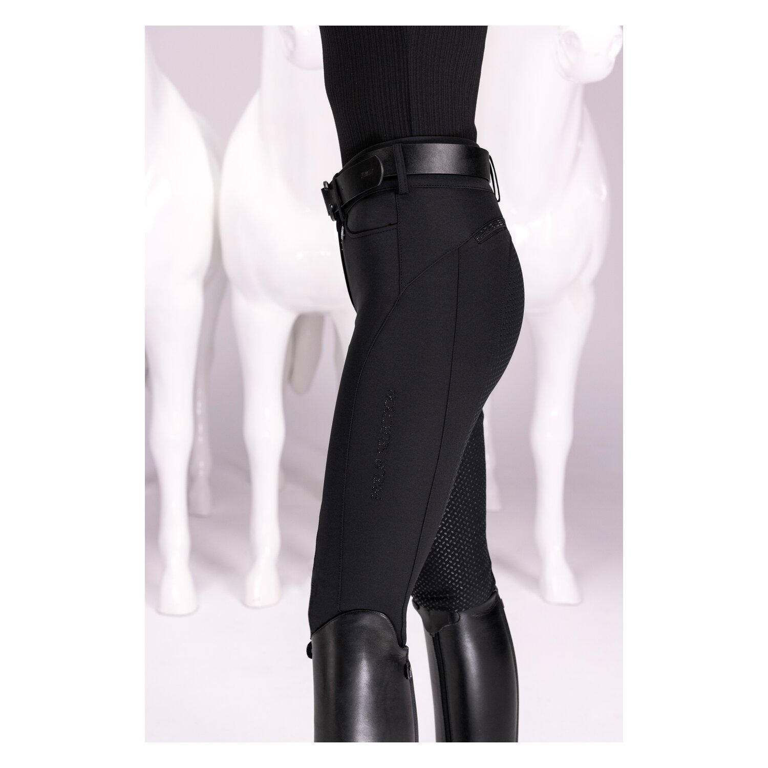 PIKEUR Grip-Gesäßeinsatzhose - black - 46