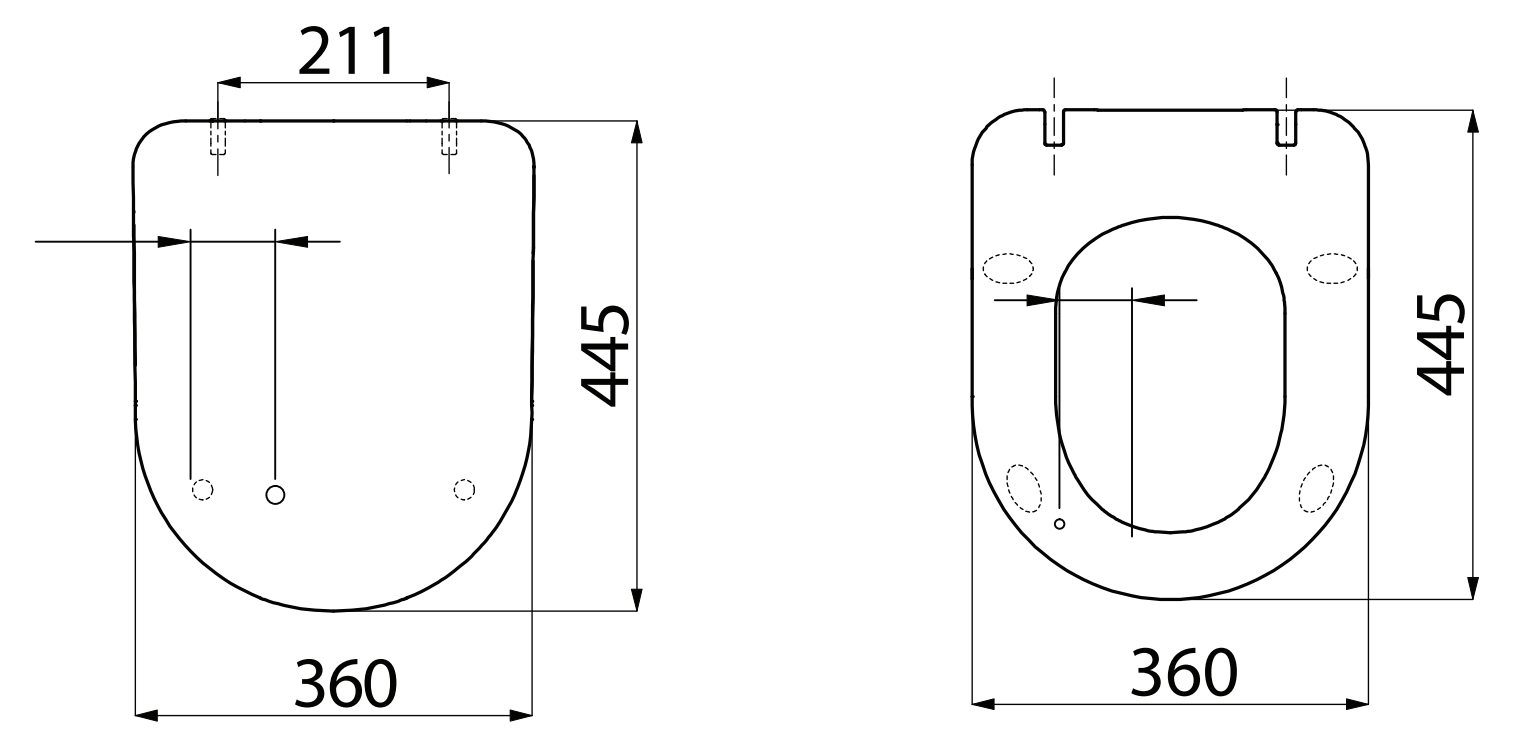Sanigoods Alpha softclose toiletzitting goud
