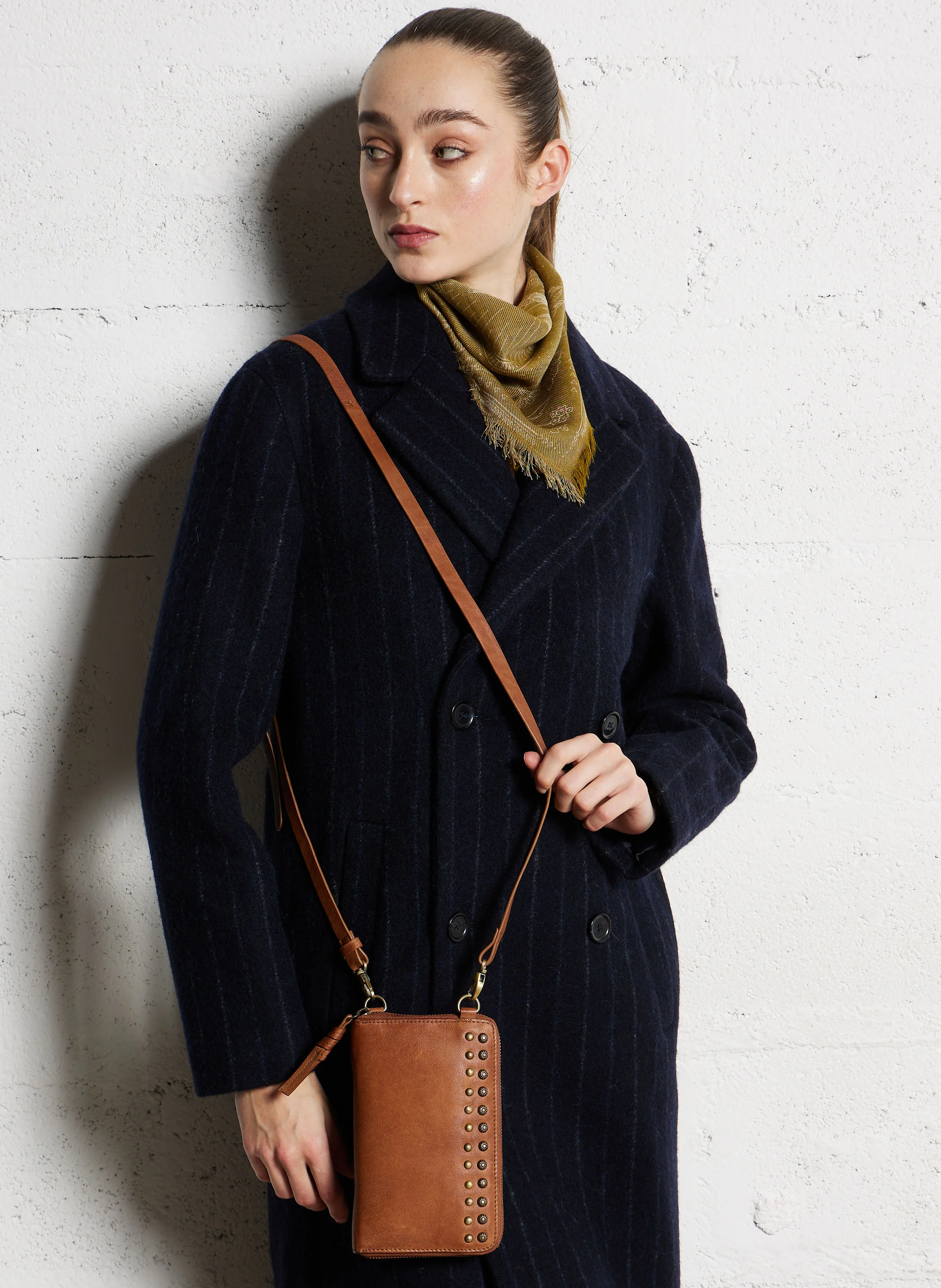 GASPARD - Portefeuille en cuir | Beige