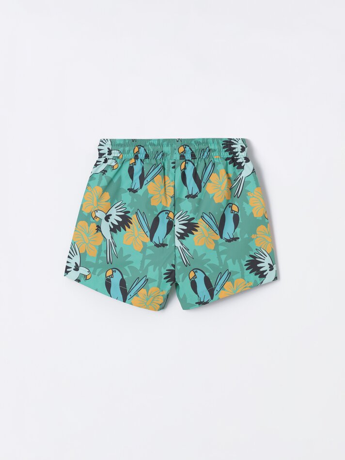 Maiô estampado - Verde escuro
