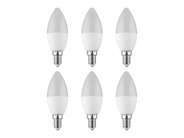 6 LED-lampen