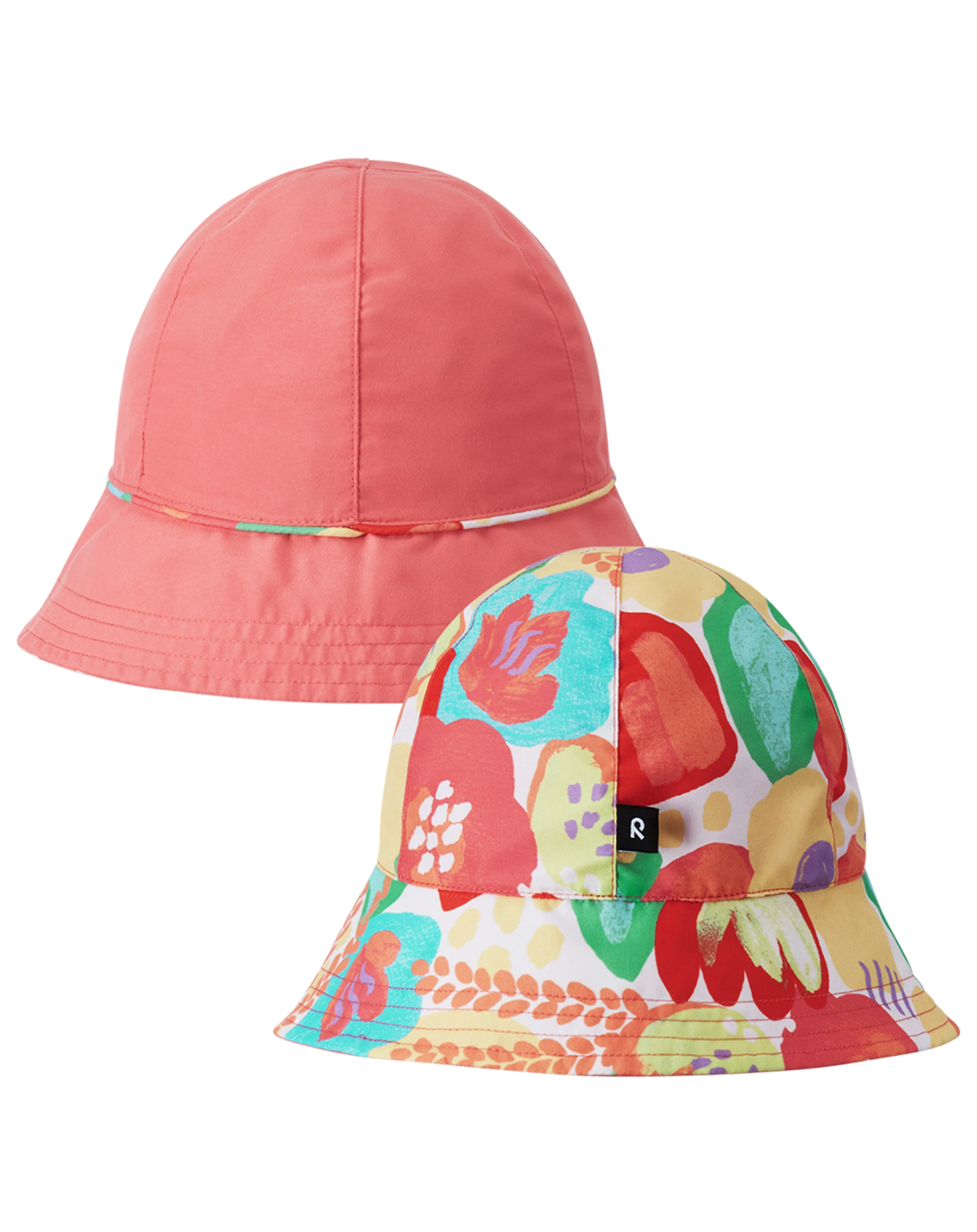 UV-Fischerhut VIIRI zum Wenden in misty red