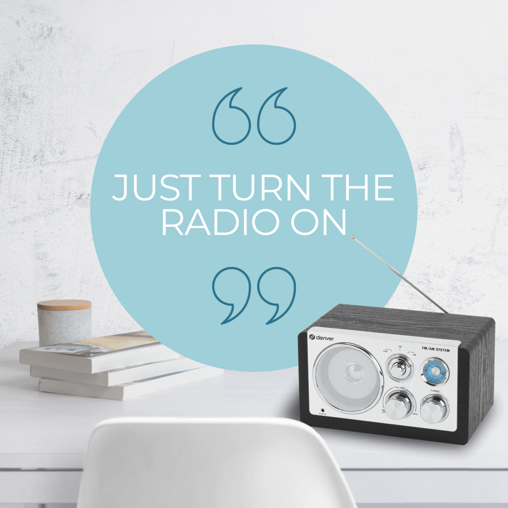 Denver TR63 AM/FM Radio - Black