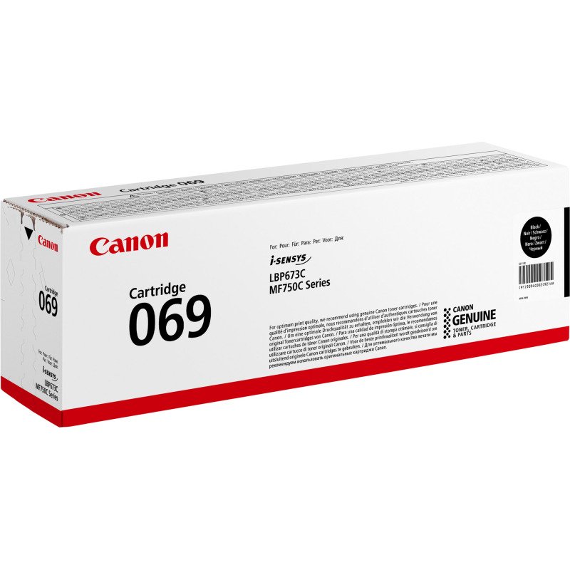Toner Canon 069 noir pour imprimante laser