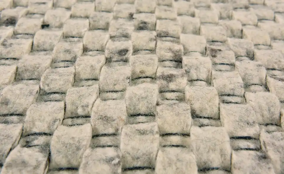 Naturteppich 140x200 cm Creme