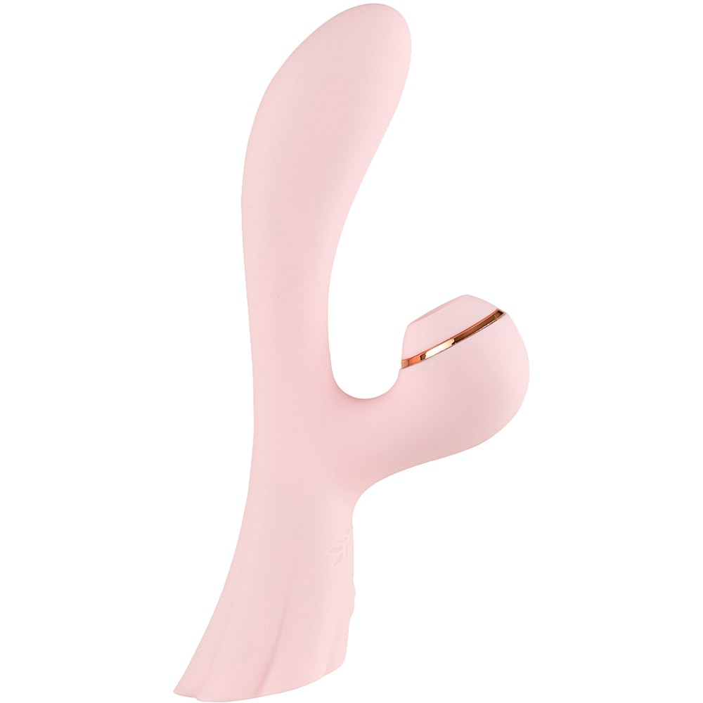 Stimulateur de clitoris & vibromasseur point G - Rose - 15 programmes