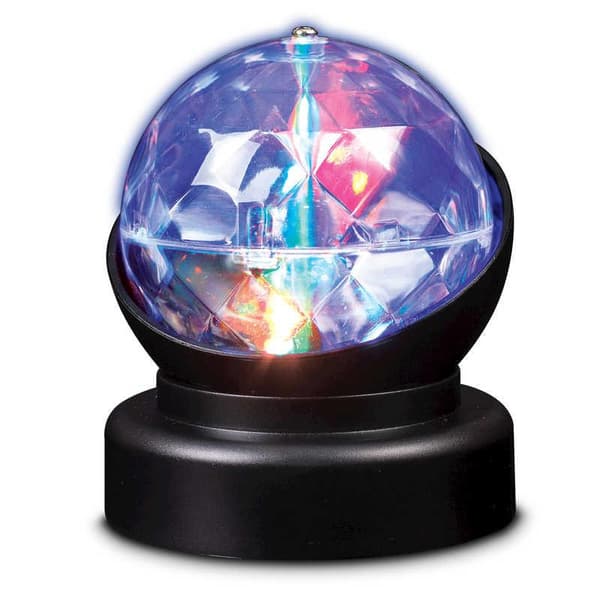 Diskolampe / Fargeskiftende LED-lampe – Batteridrevet