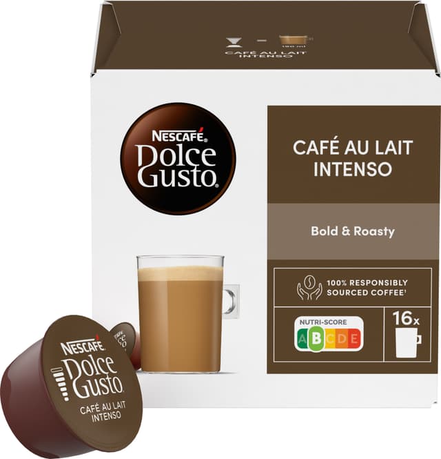 Nescafe Dolce Gusto Cafe au Lait Intenso kapsler (16 stk.)