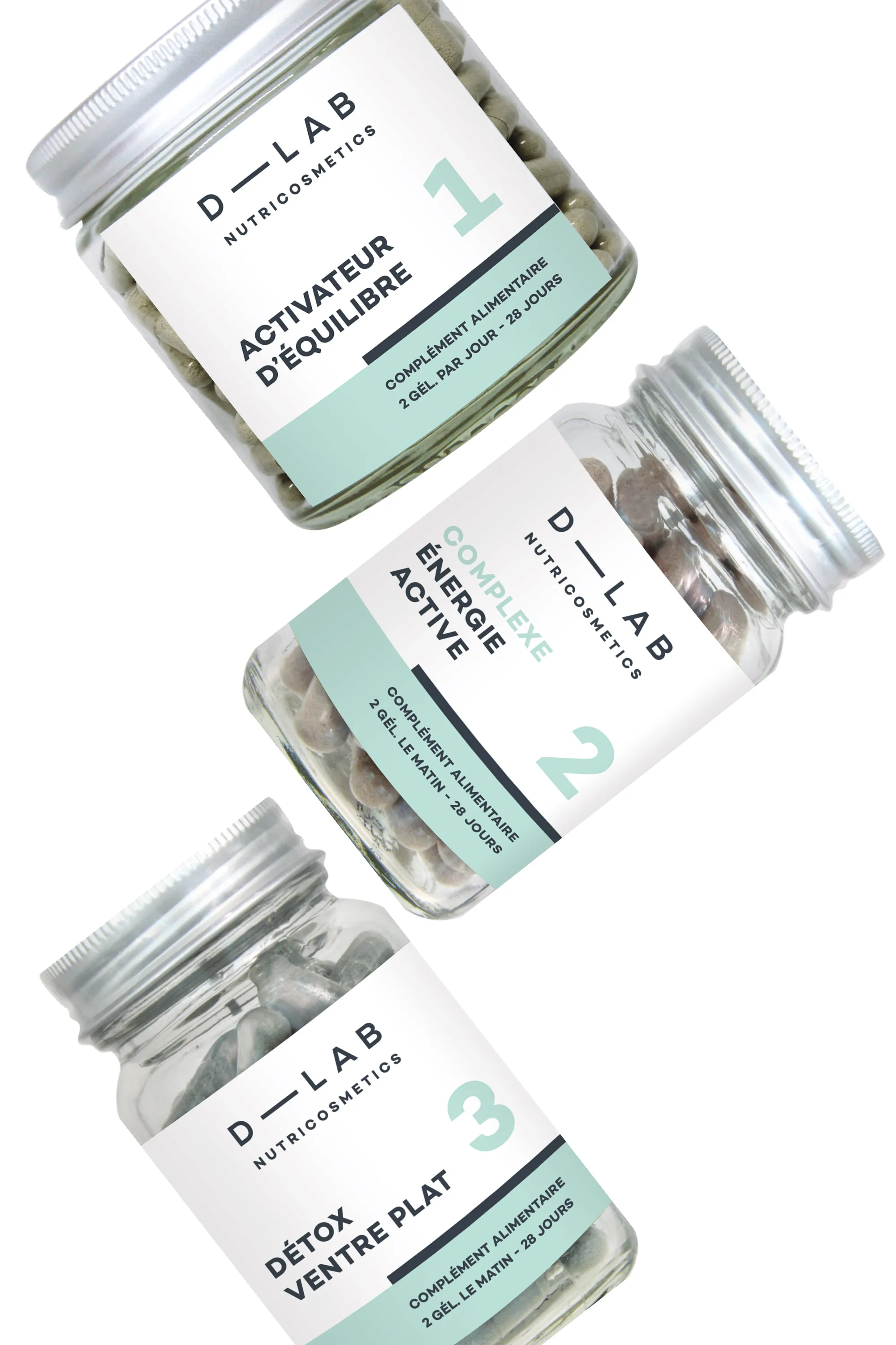 D-LAB Nutricosmetics Compléments alimentaires Programme Ventre-Plat-141.2 g
