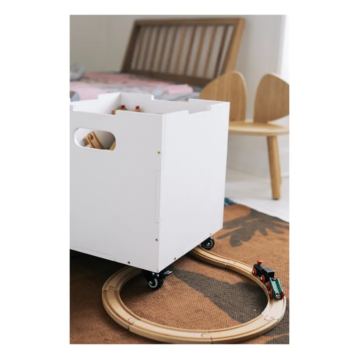 Nofred Kit de roues pour cube de rangement | Noir