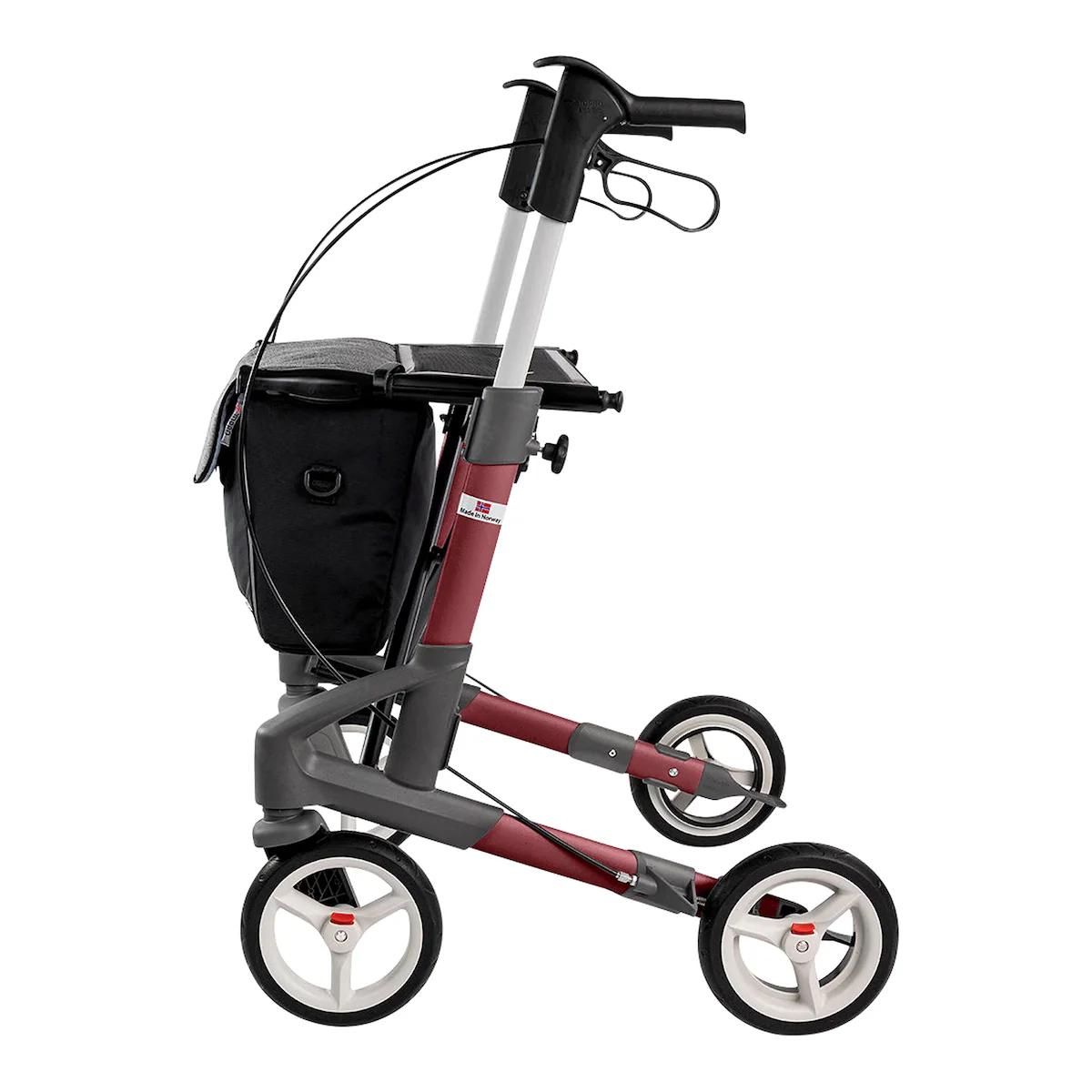Topro - Rollator Troja 5G M, faltbar, höhenverstellbar - rot