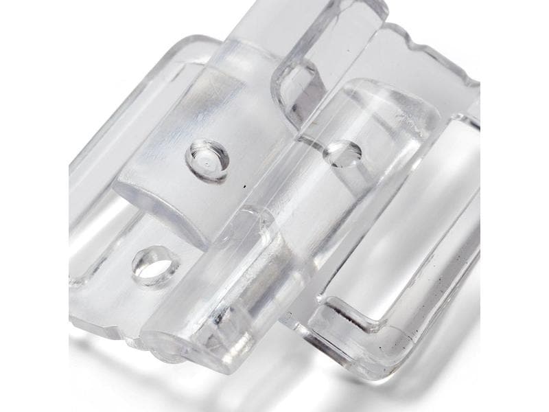 Prym Bikini/Gürtelverschluss Transparent, 20 mm Bikiniverschluss als Ersatz oder kreative Neugestaltung
