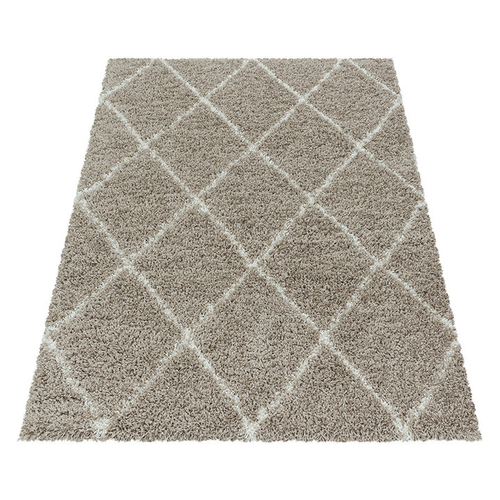 Berber vloerkleed - Agadir Lines Beige/Creme | Warm