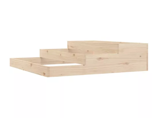 Jardinière 107x107x27 cm Bois massif de pin