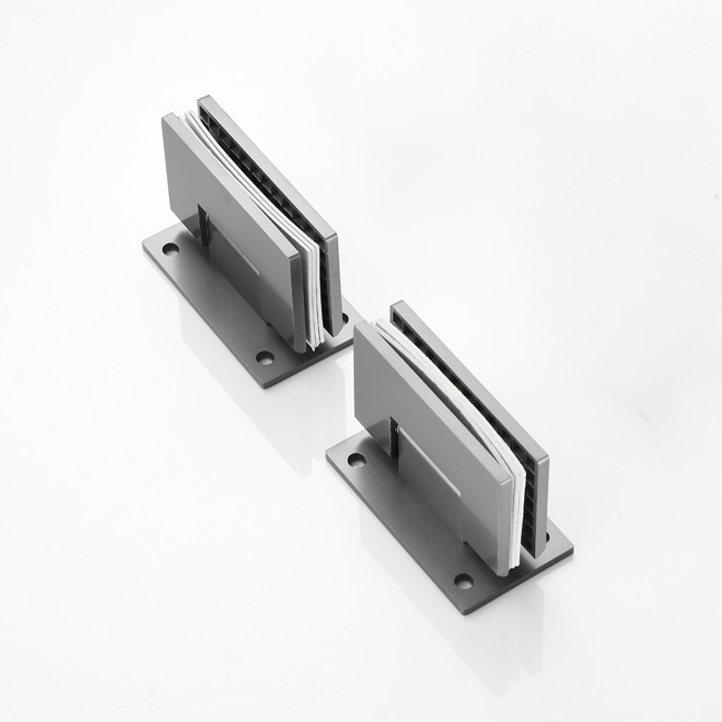 Saniclear Modern Iron scharnieren met pluggen en schroeven verouderd ijzer - gunmetal