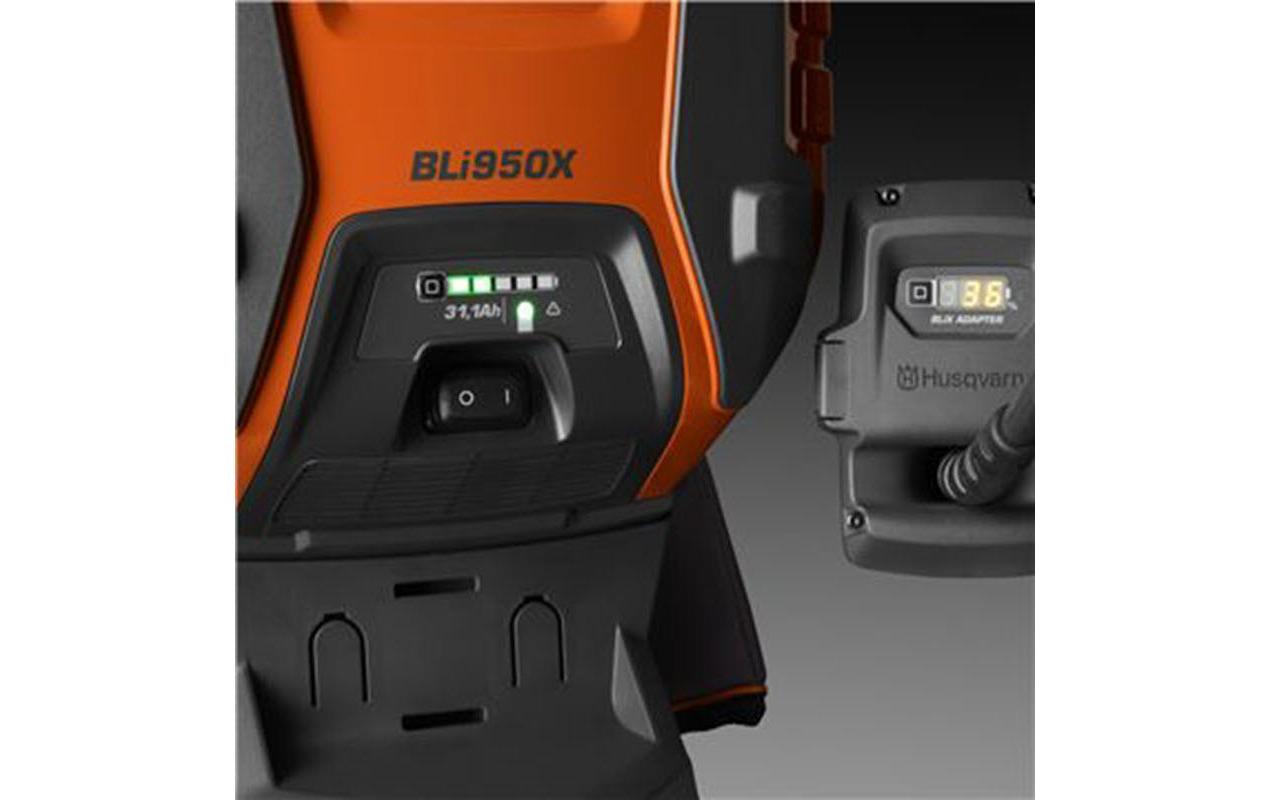 Akku BLi950X Rucksack, 36 V, 31.1Ah<br>Akku-Rucksack (Lithium-Ionen) mit 36 V / 31.1 Ah