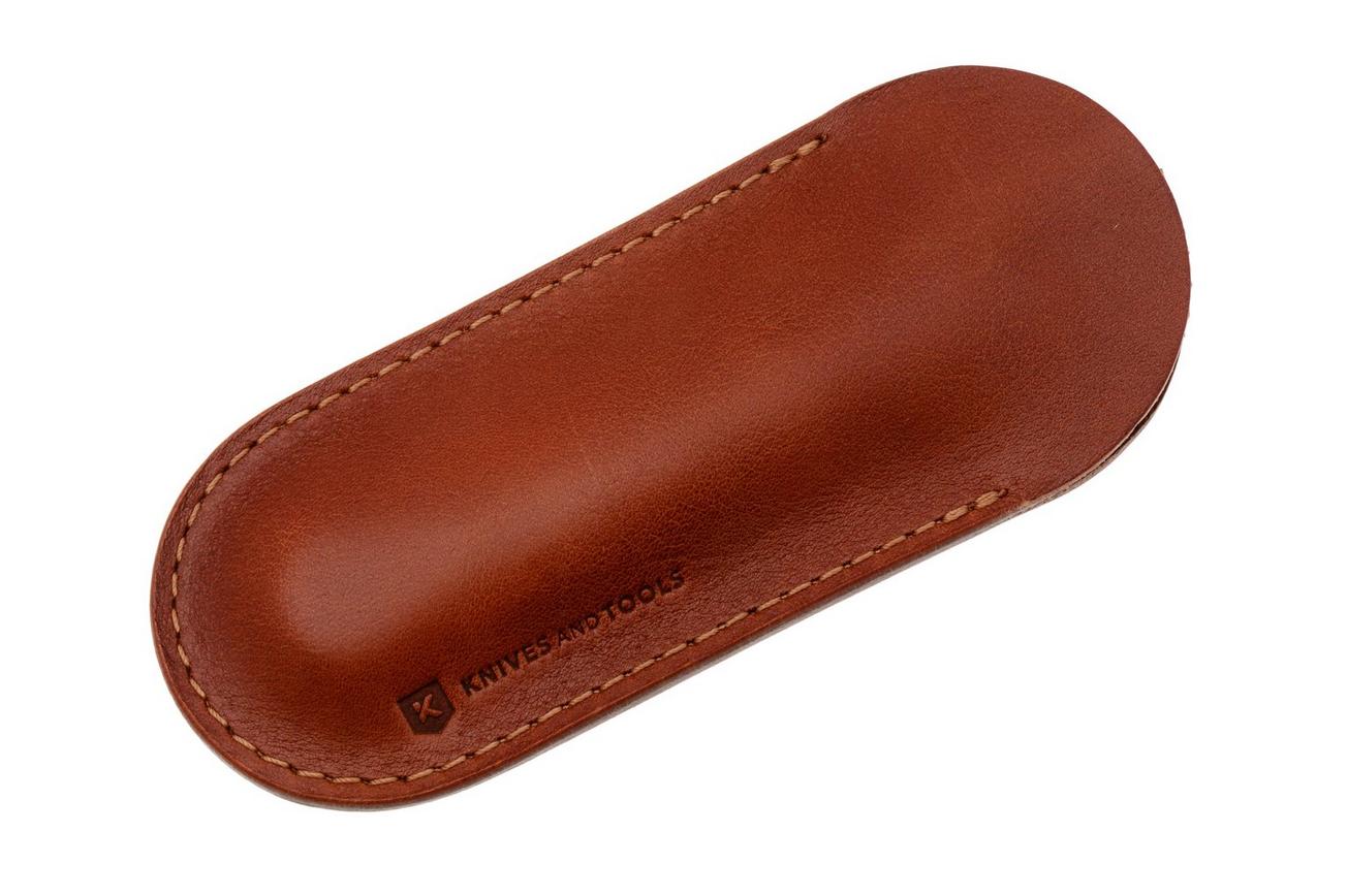 Knivesandtools Leather Sheath, Cognac, Small, schede