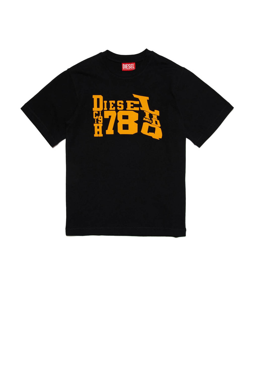 Diesel T-shirt met printopdruk zwart