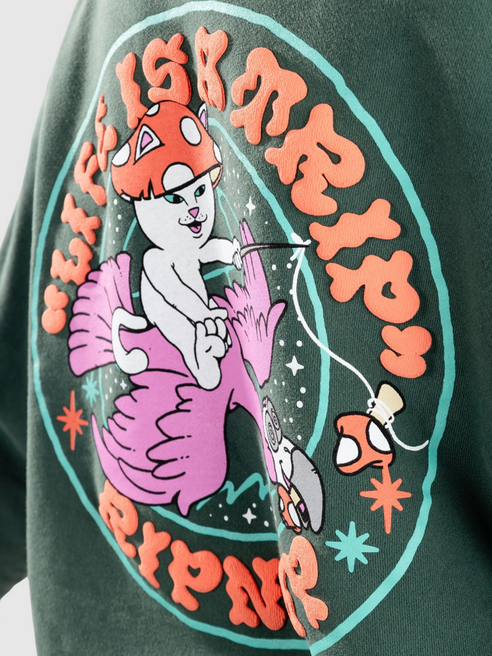 RIPNDIP Take A Trip Hoodie alpine green