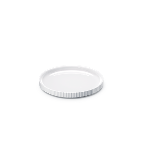 Georg Jensen Bernadotte Desserttallerken, Hvid, Ø17 cm