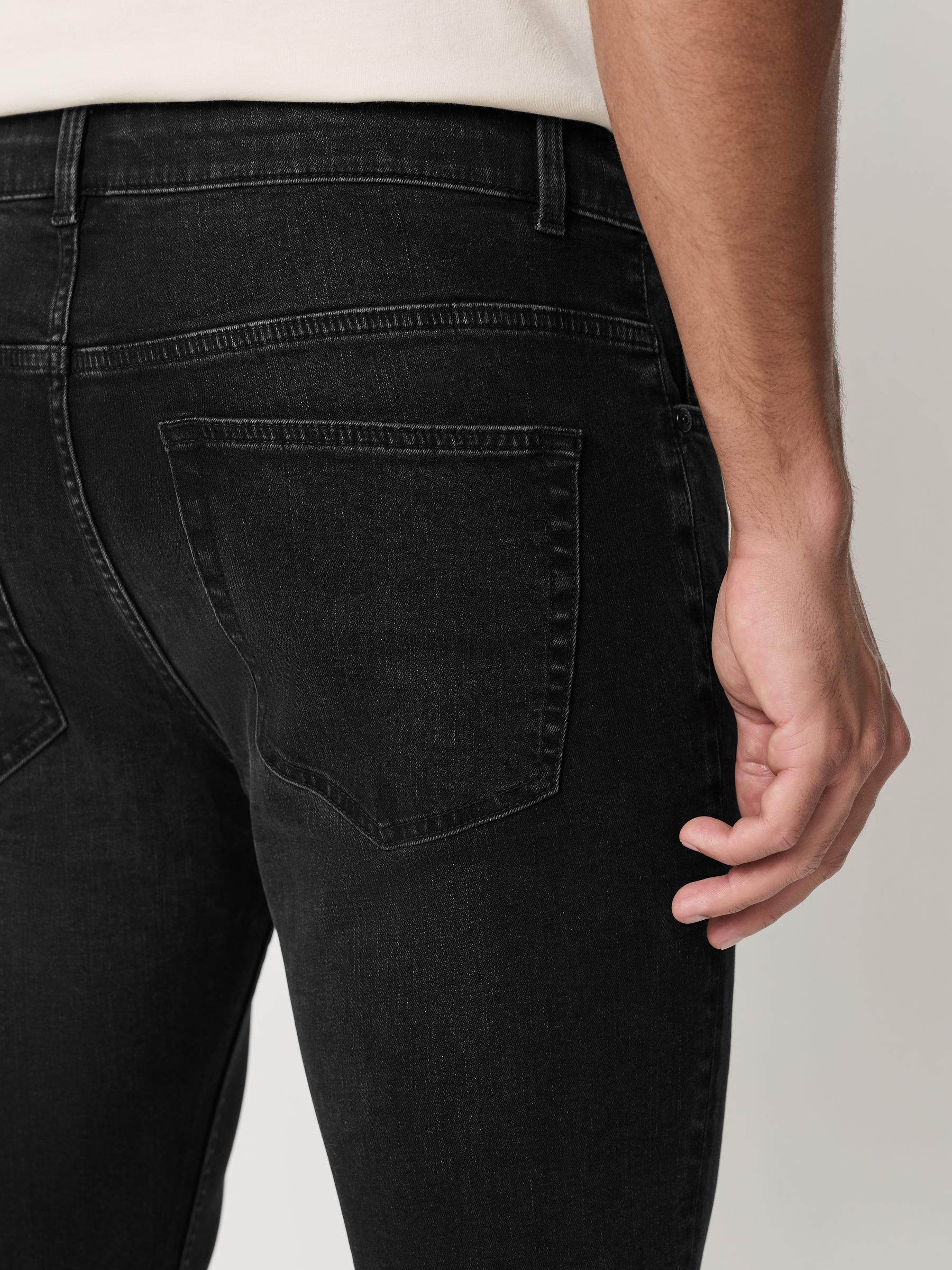 Zwarte wassing - Enkele - Skinny fit klassieke stretchy jeans