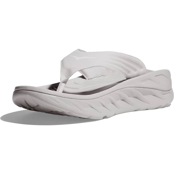 Tong de récupération HOKA ONE ONE ORA RECOVERY FLIP 2 LUNAR ROCK / WHITE