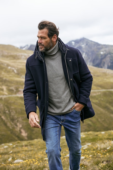 Rollkragenpullover, Strick