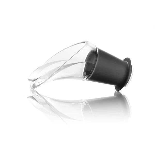Lot de 2 anti-gouttes noirs Vacu vin