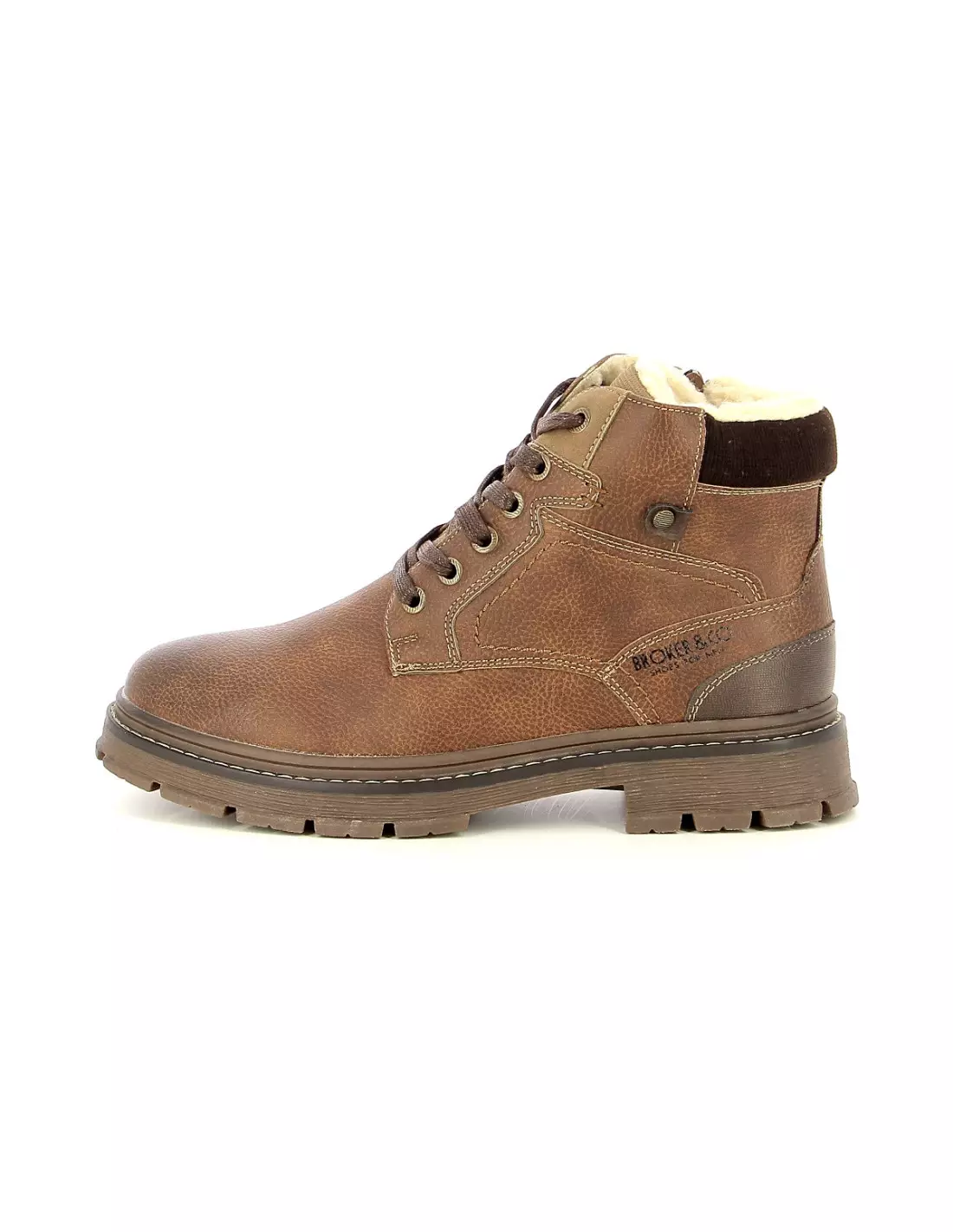 BROKER & CO 61986W224 - Bottines & boots Brown