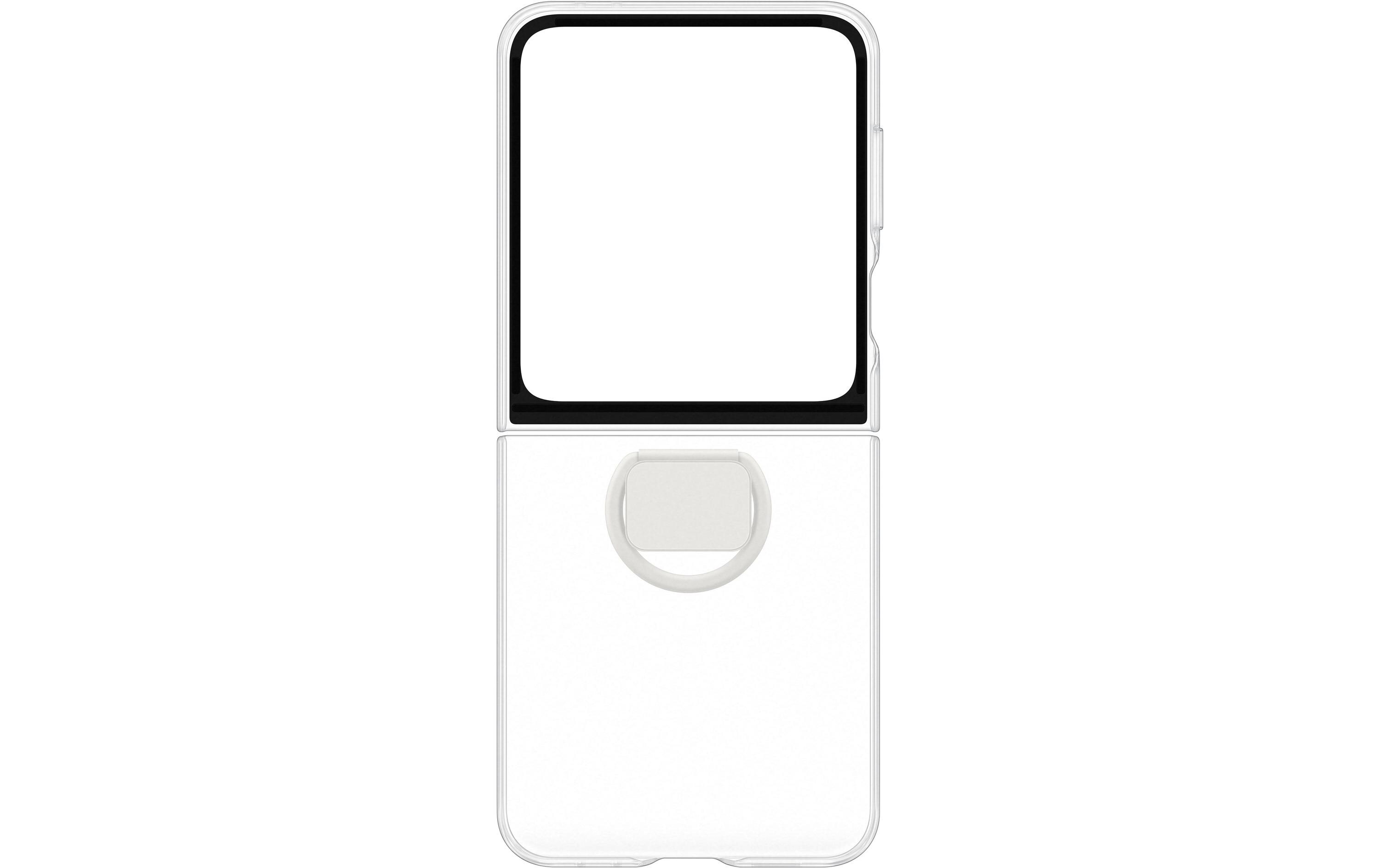 Back Cover Clear Galaxy Z Flip6 ClearTransparente Schutzhülle mit Gadget-Aufsatz für das Samsung Galaxy Z Flip6