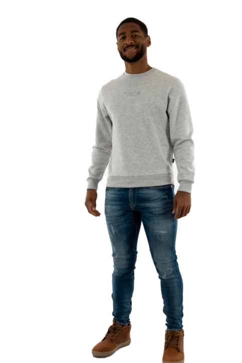 Sweat vans essential relaxed crew 1ql1 light grey heat