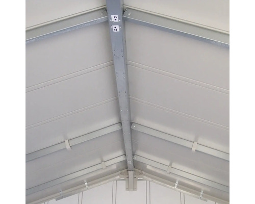 Grosfillex Lodge M tuinhuis, 296 x 258 cm, lichtgrijswit
